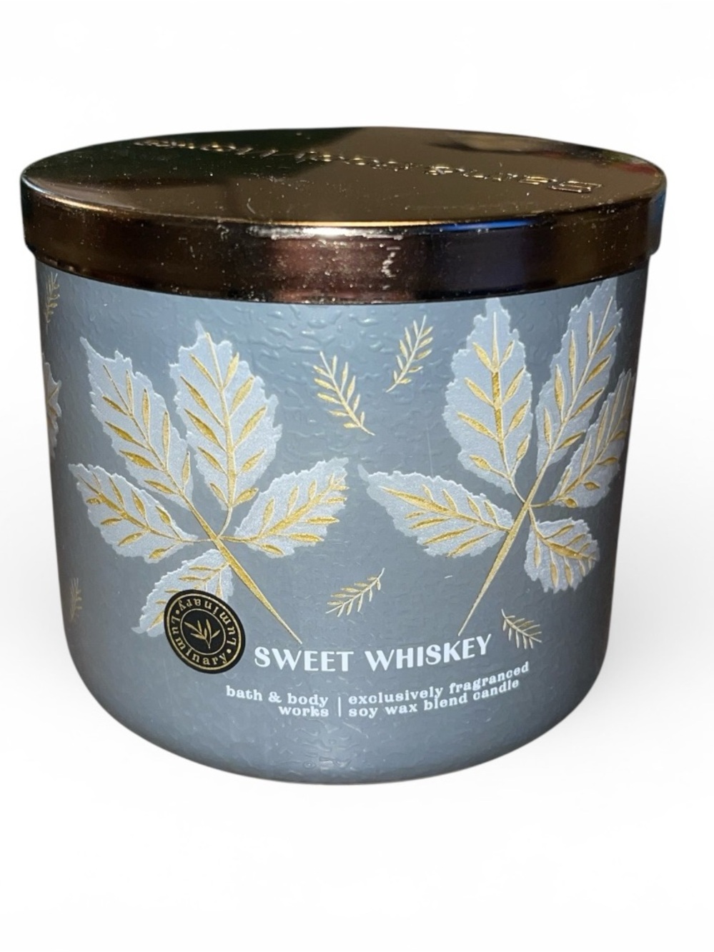 NEW Sweet Whiskey Bath & Body Works 3 Wick Candle